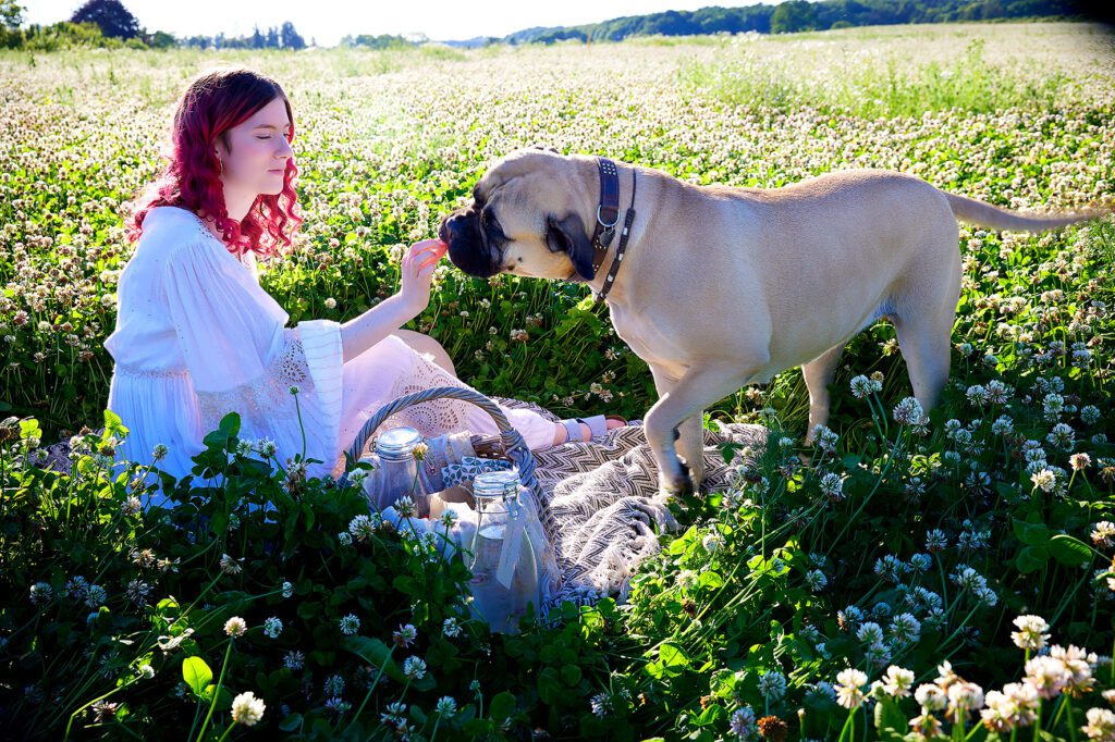 ea og hunden wilma i klovermark