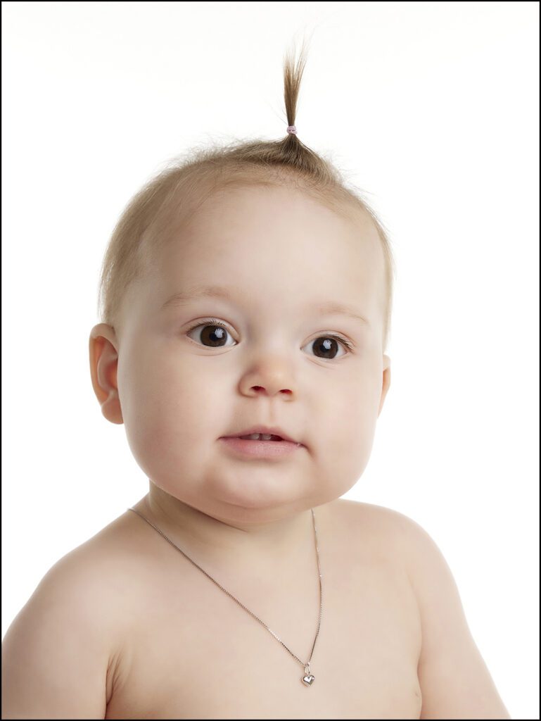 maanedsbarns fotografering af baby