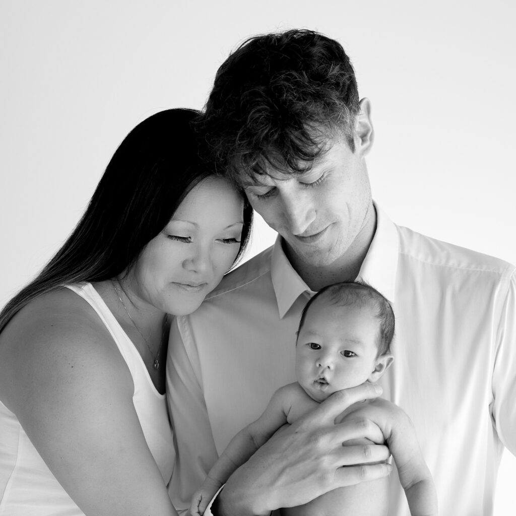 familiefotografering i studie