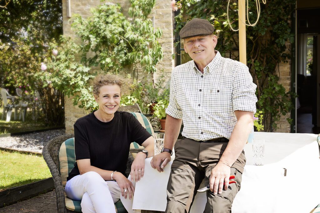 Rosenekspert Peter Oerum Scherg og Vibeke
